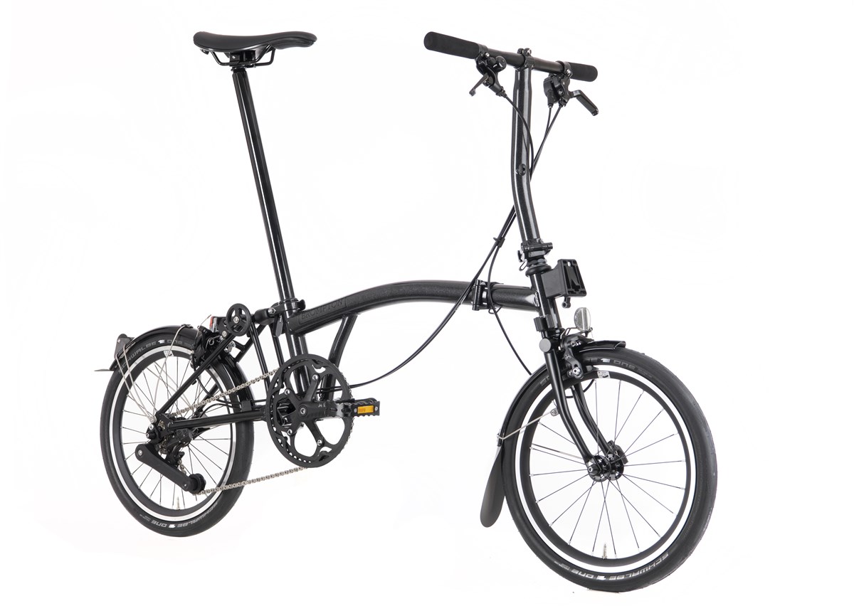 Brompton P Line Urban - Low  Bar - Increased Gearing - Midnight Black 2022 - Folding Bike product image