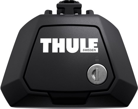 Thule 7104 Evo Raised Rail Foot Pack for Cars with Roof Rails - Pack of 4