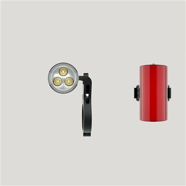 Knog PWR Road 700 & Mid Cobber Rear USB Rechargeable Light Set