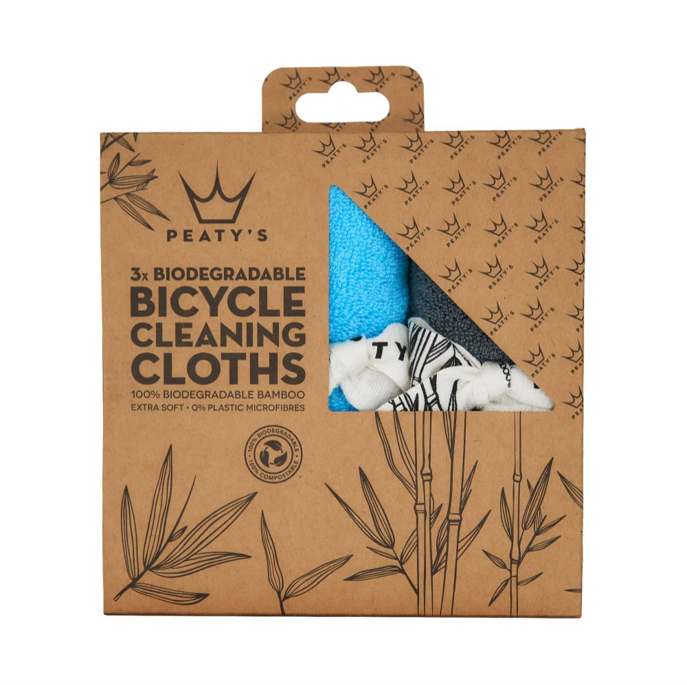 Bamboo Bicycle Cleaning Cloths (Pack of 3) image 1