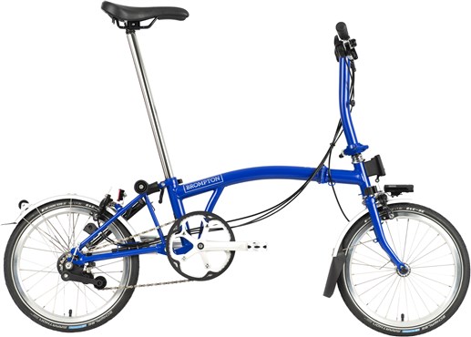 Brompton C Line Urban - Low Bar - Piccadilly Blue 2022 - Folding Bike