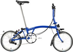 Product image for Brompton C Line Urban - Low Bar - Piccadilly Blue 2022 - Folding Bike