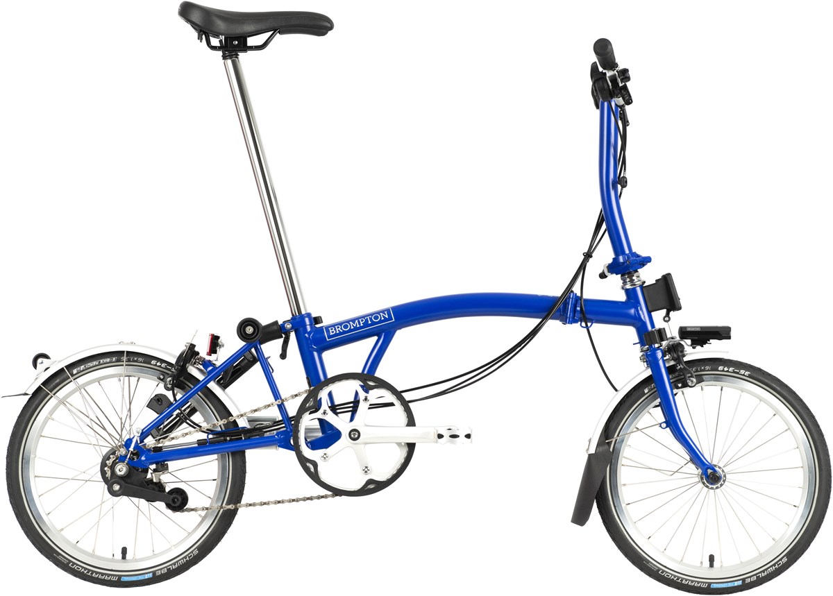 Brompton C Line Urban - Low Bar - Piccadilly Blue 2022 - Folding Bike product image