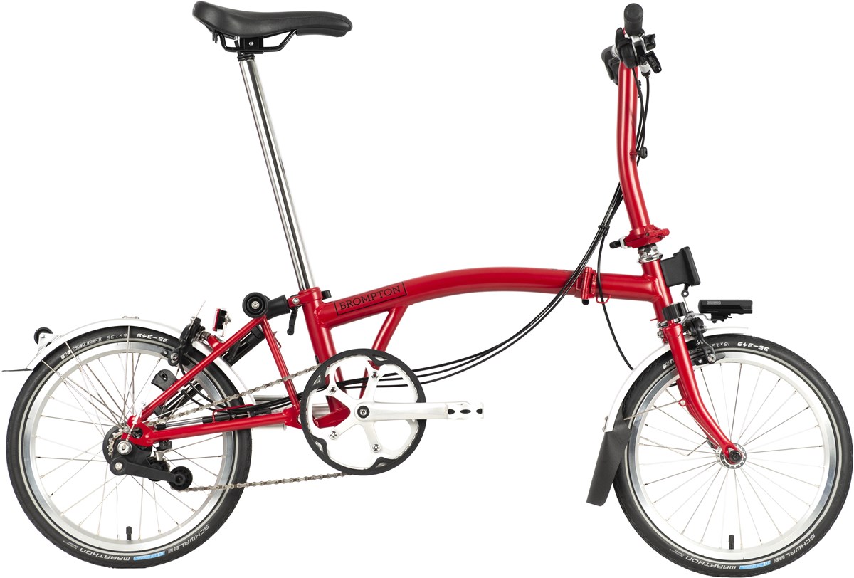 Brompton C Line Urban - Low Bar - House Red 2022 - Folding Bike product image