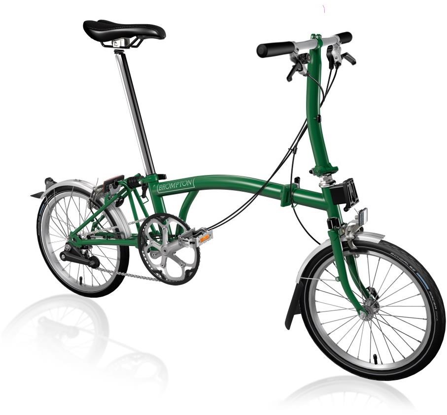 Brompton C Line Urban - Low Bar - Racing Green 2022 - Folding Bike product image
