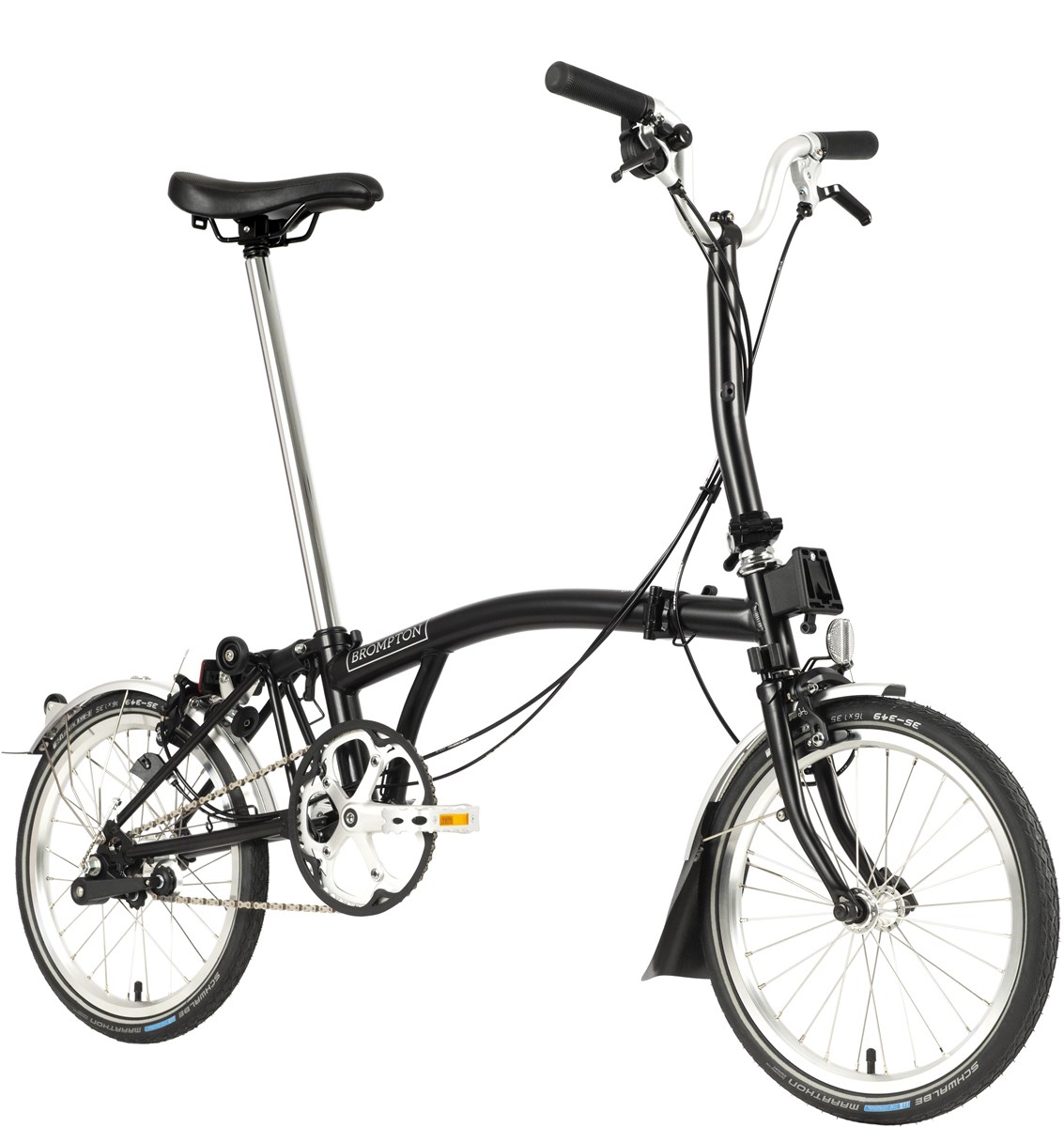 Brompton C Line Utility - Mid Bar - Black  2022 - Folding Bike product image