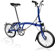 Product image for Brompton C Line Utility - Mid Bar - Piccadilly Blue 2022 - Folding Bike