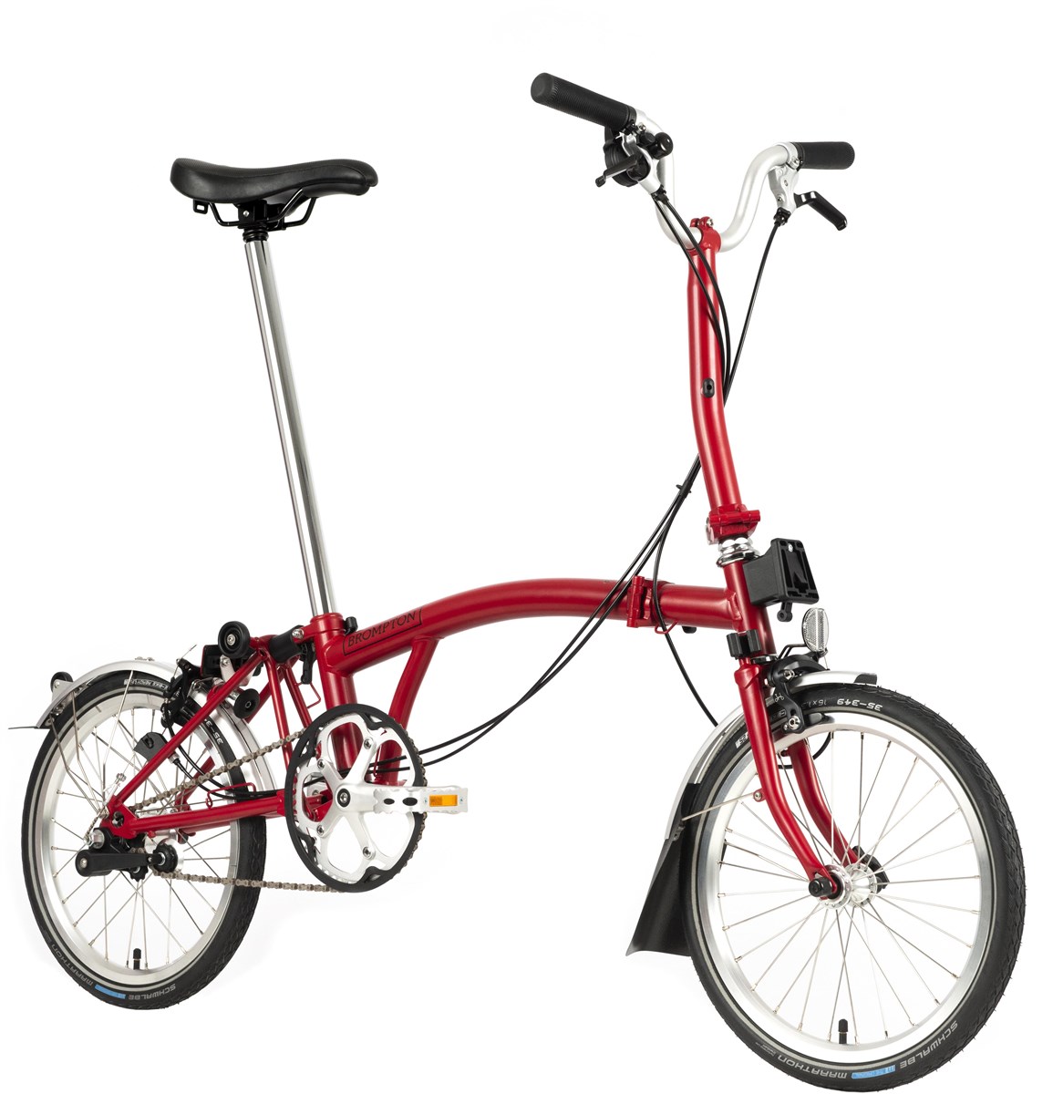 Brompton C Line Utility - Mid Bar - House Red 2022 - Folding Bike product image