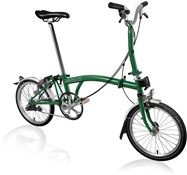 Brompton C Line Utility - Mid Bar - Racing Green 2022 - Folding Bike