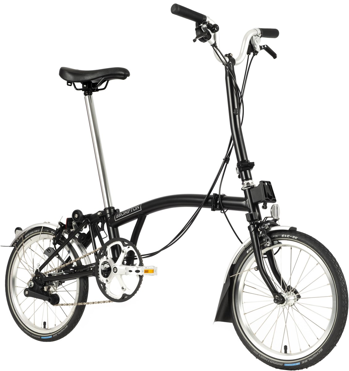 Brompton C Line Explore - High Bar - Black 2022 - Folding Bike product image