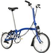 Product image for Brompton C Line Explore - High Bar - Piccadilly Blue 2022 - Folding Bike