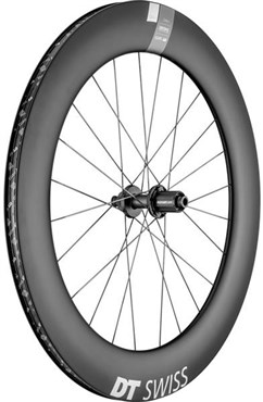 DT Swiss ARC 1400 DICUT 700c carbon clincher 80mm disc brake rear wheel