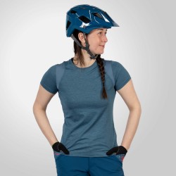 SingleTrack Womens Short Sleeve Cycling Jersey image 3