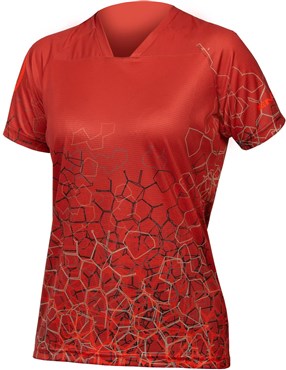 Tredz Limited Endura SingleTrack Womens Print Short Sleeve Cycling Tee Jersey Limited Edition