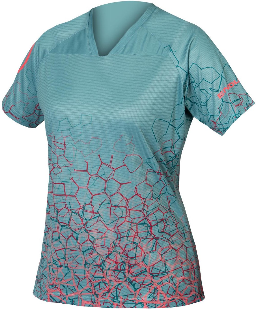 SingleTrack Womens Print Short Sleeve Cycling Tee Jersey Limited Edition image 0
