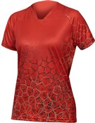 Endura SingleTrack Womens Print Short Sleeve Cycling Tee Jersey Limited Edition