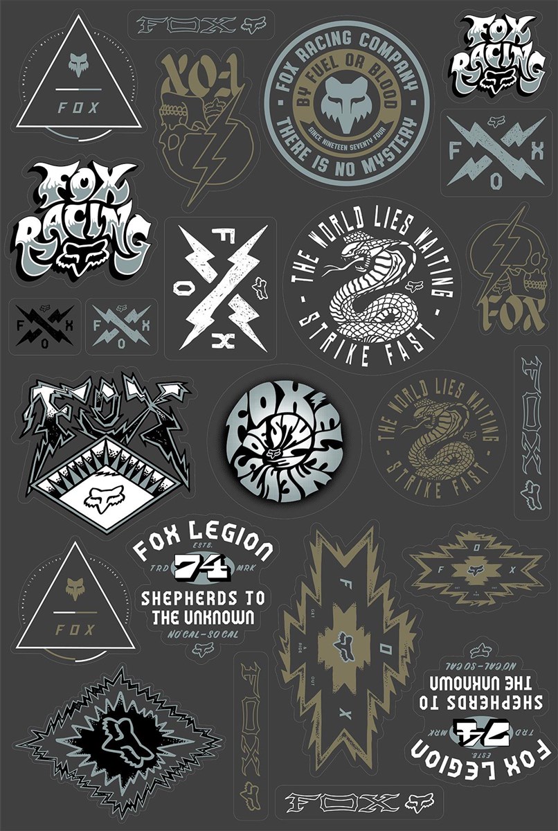 Fox Clothing Cascadia Sticker Kit product image