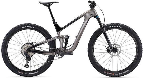 Image of Giant Trance Advanced Pro 29 2 2022 Full Suspension Carbon Mountain Bike /Black Chrome in Metal, Size Small | Rutland Cycling