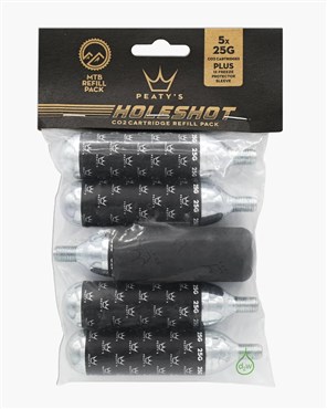 Peatys Holeshot MTB 25g CO2 Cartridge Refill Pack