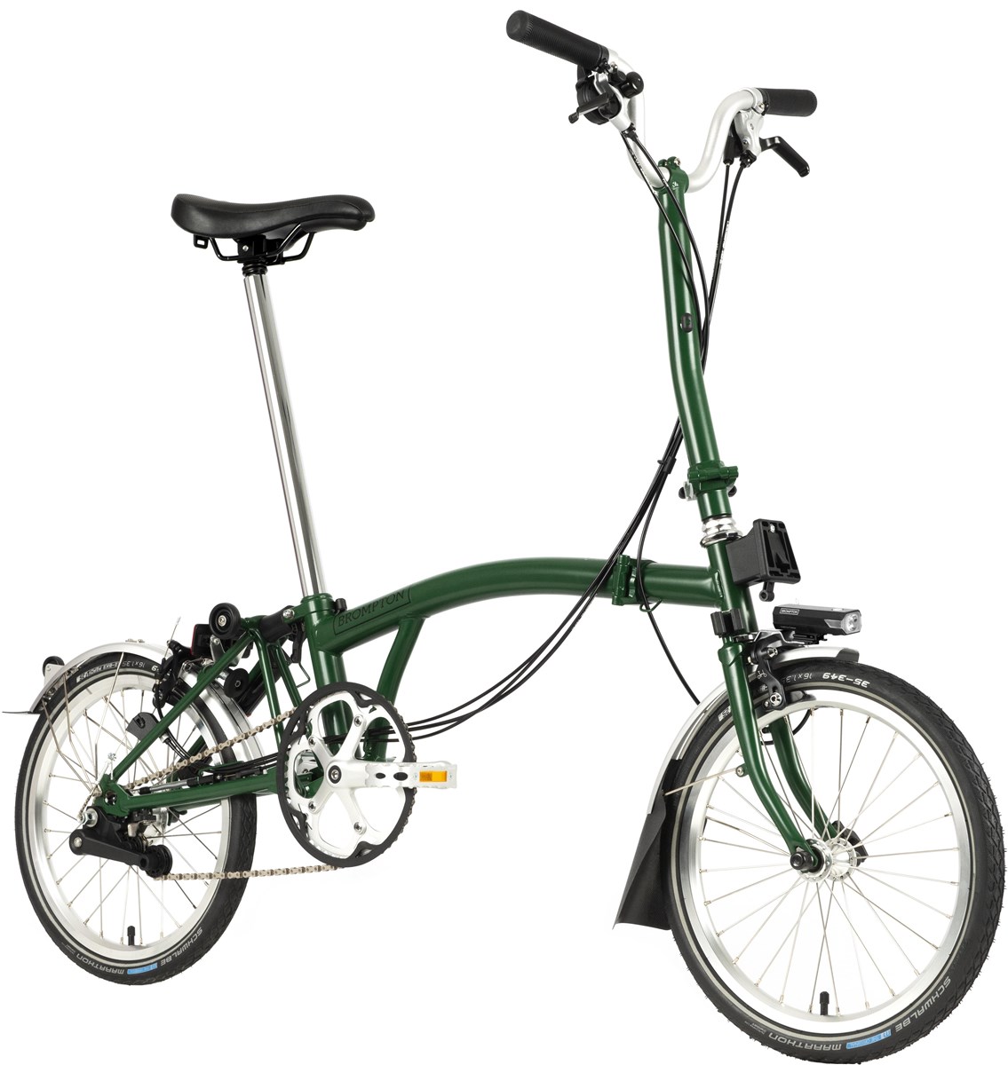 Brompton C Line Explore - High Bar - Racing Green 2022 - Folding Bike product image