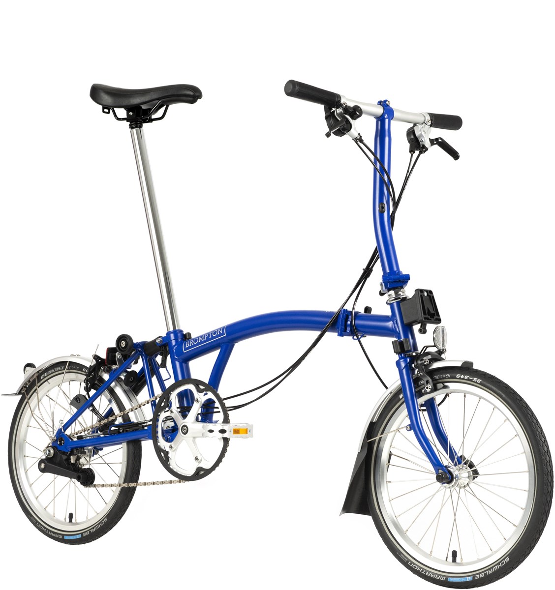 Brompton C Line Utility - Low Bar - Piccadilly Blue 2022 - Folding Bike product image