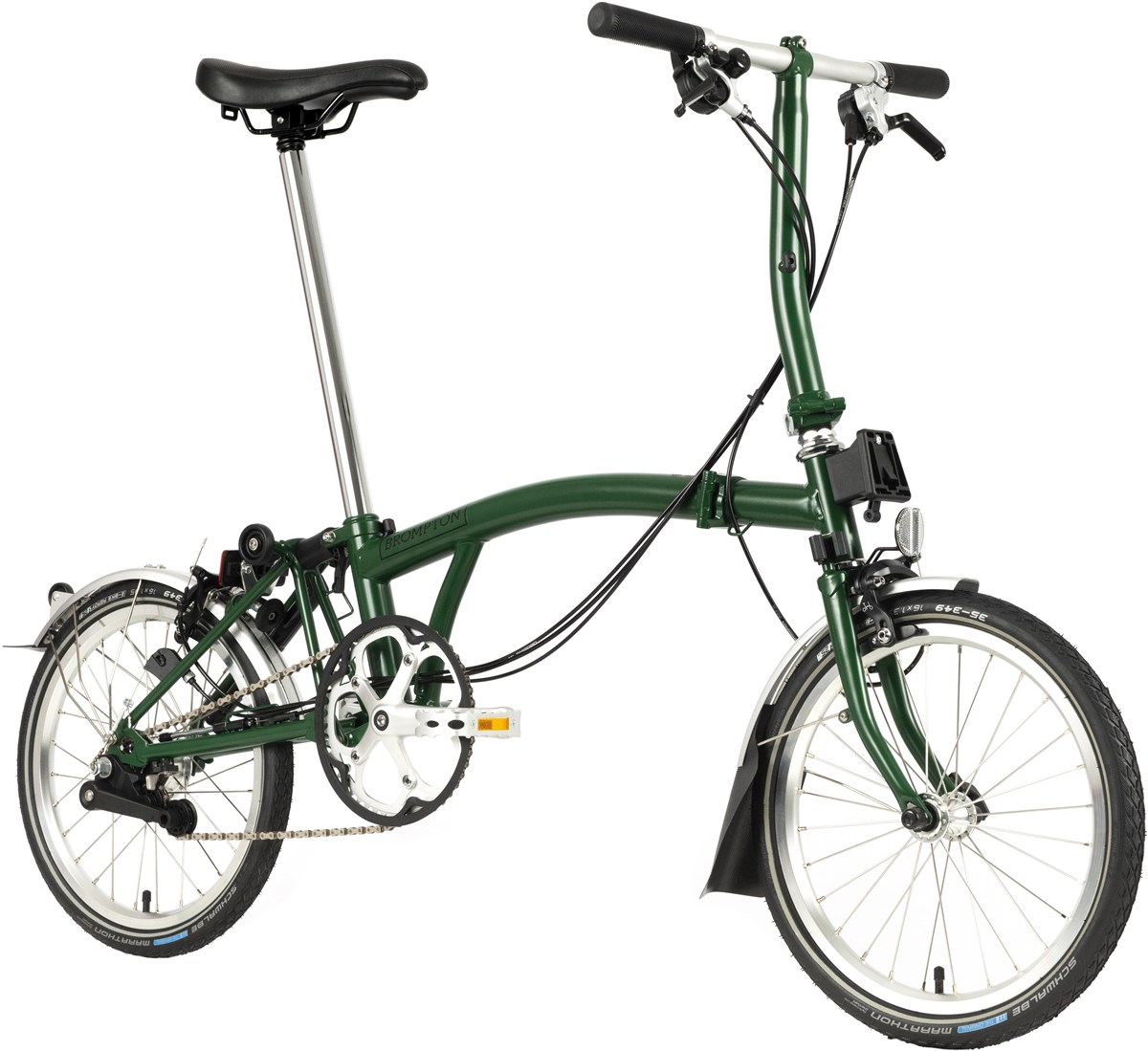 Brompton C Line Utility - Low Bar - Racing Green 2022 - Folding Bike product image