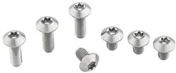 Wolf Tooth B-Rad Ti Bolt Upgrade Kit - 3 Long Bolts and 4 Short
