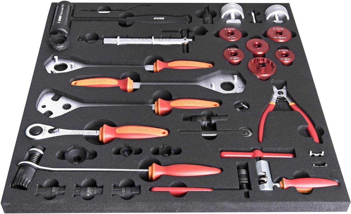 Unior Set Of Tools In Tray 2 For 2600A and 2600C - Drivetrain Tools product image