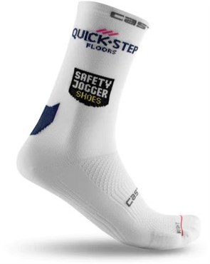 Castelli Quick-Step Alpha Vinyl Pro Team Rosso Corsa Pro 15 Cycling Socks