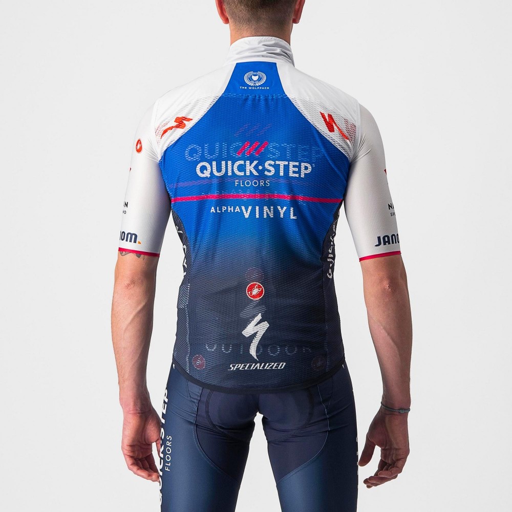 Quick-Step Alpha Vinyl Pro Team Pro Light Wind Cycling Vest image 1
