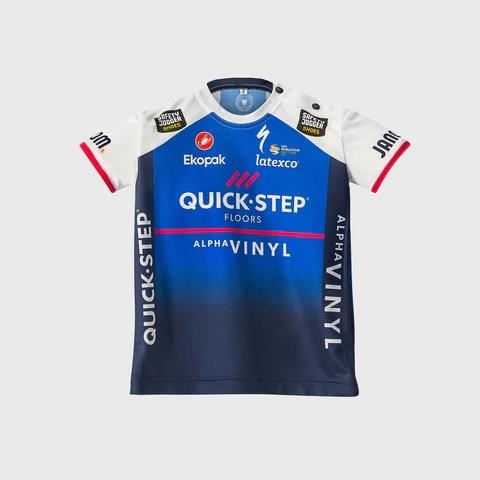 Castelli Quick-Step Alpha Vinyl Pro Team Infant Short Sleeve Cycling Jersey product image