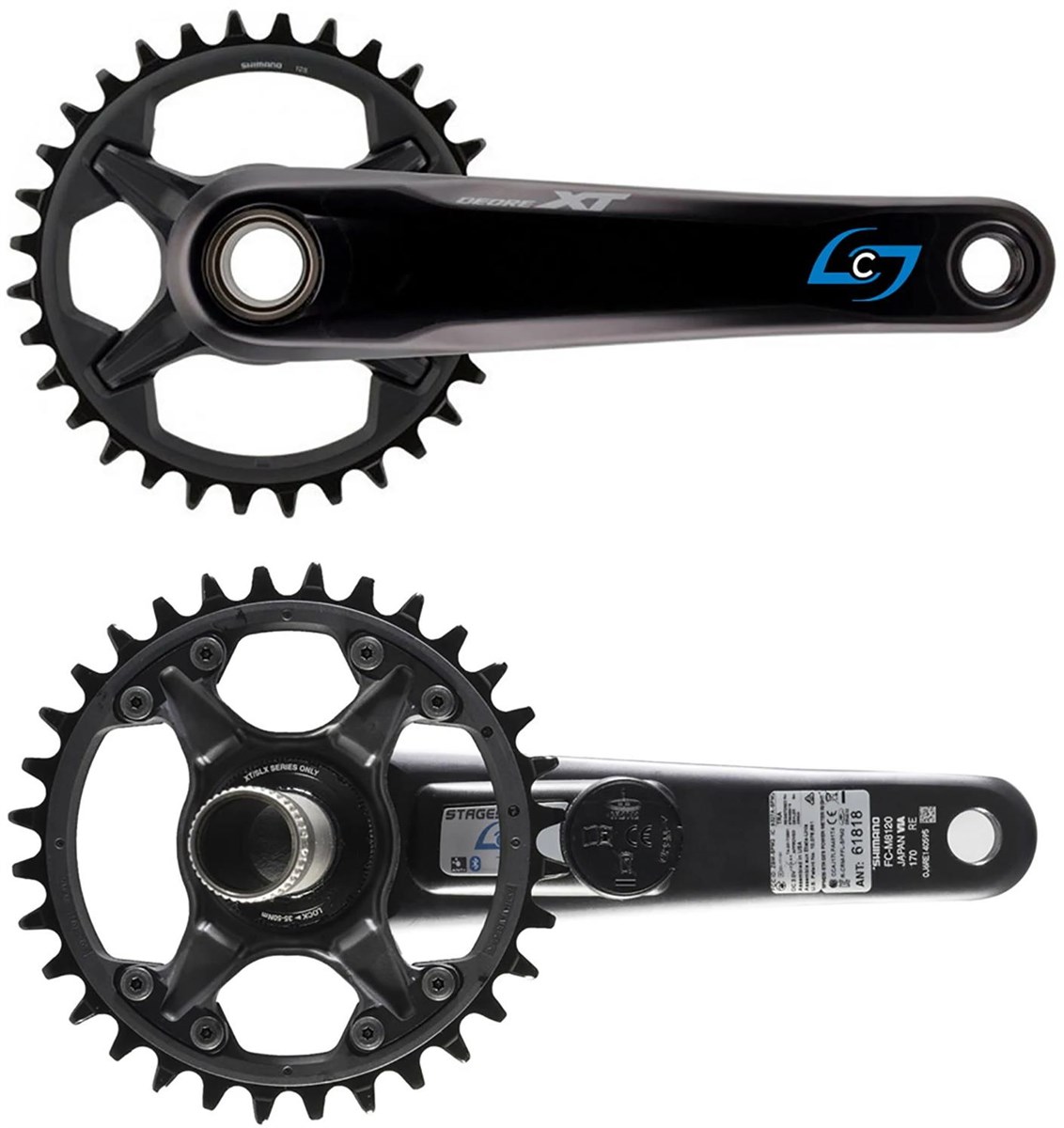 Stages Cycling Power Meter R Shimano XT M8120 32T Tredz Bikes
