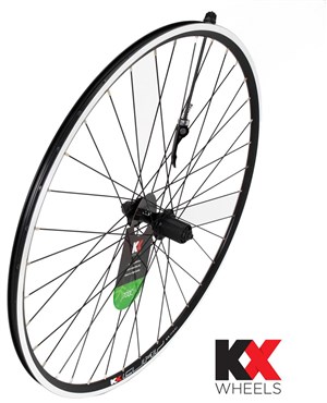 Image of KX Wheels Road Doublewall Q/R Cassette Rim Brake Rear 700c Wheel