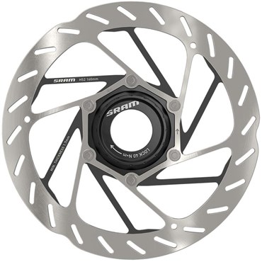 SRAM HS2 Center Lock (Includes Lockring) Rounded Disc Rotor