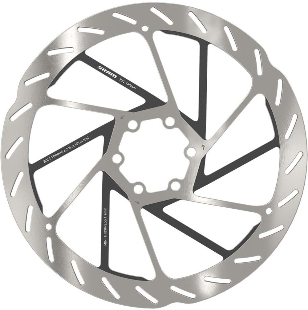 HS2 Center Lock (Includes Lockring) Rounded Disc Rotor image 1