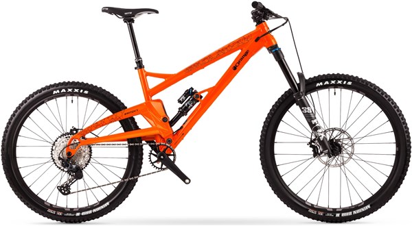 orange full suspension mtb