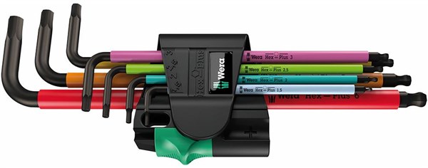 Wera 7 Piece 950/7 Hex-Plus Magnet Multi-Colour Tool Set