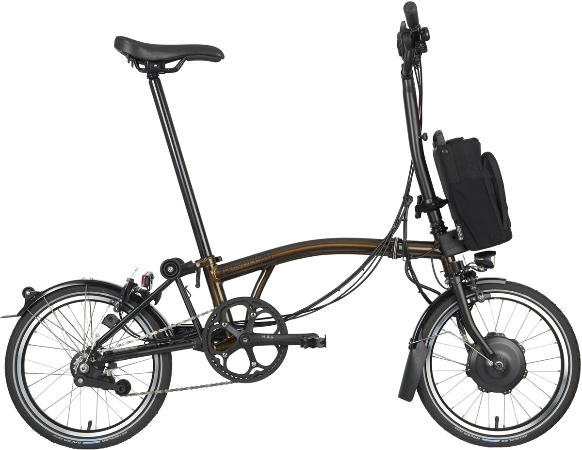 Brompton Electric C Line Explore - High Handlebar 2023 - Electric Hybrid Bike product image