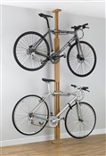 Gear Up OakRak Floor-To-Ceiling 2 To 4-Bike Rack