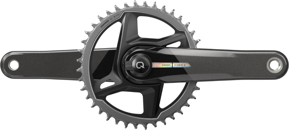 Force D2 1x Wide Road Power Meter Spindle DUB 40T Chainset image 0