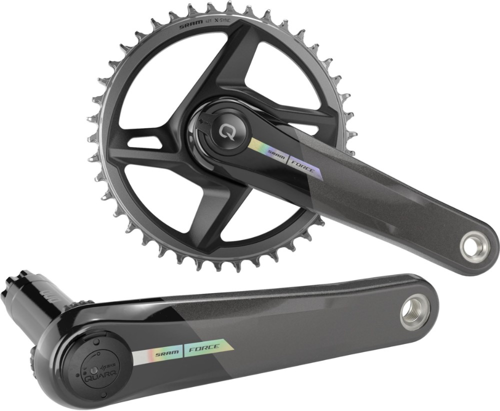 Force D2 1x Wide Road Power Meter Spindle DUB 40T Chainset image 1