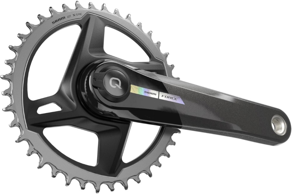 Force D2 1x Wide Road Power Meter Spindle DUB 40T Chainset image 2