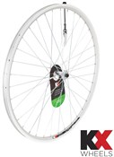 KX Wheels Hybrid Doublewall Q/R Screw On Rim Brake Rear 700c Wheel