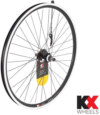 KX Wheels MTB Doublewall Q/R Screw On Rim Brake Rear 26" Wheel