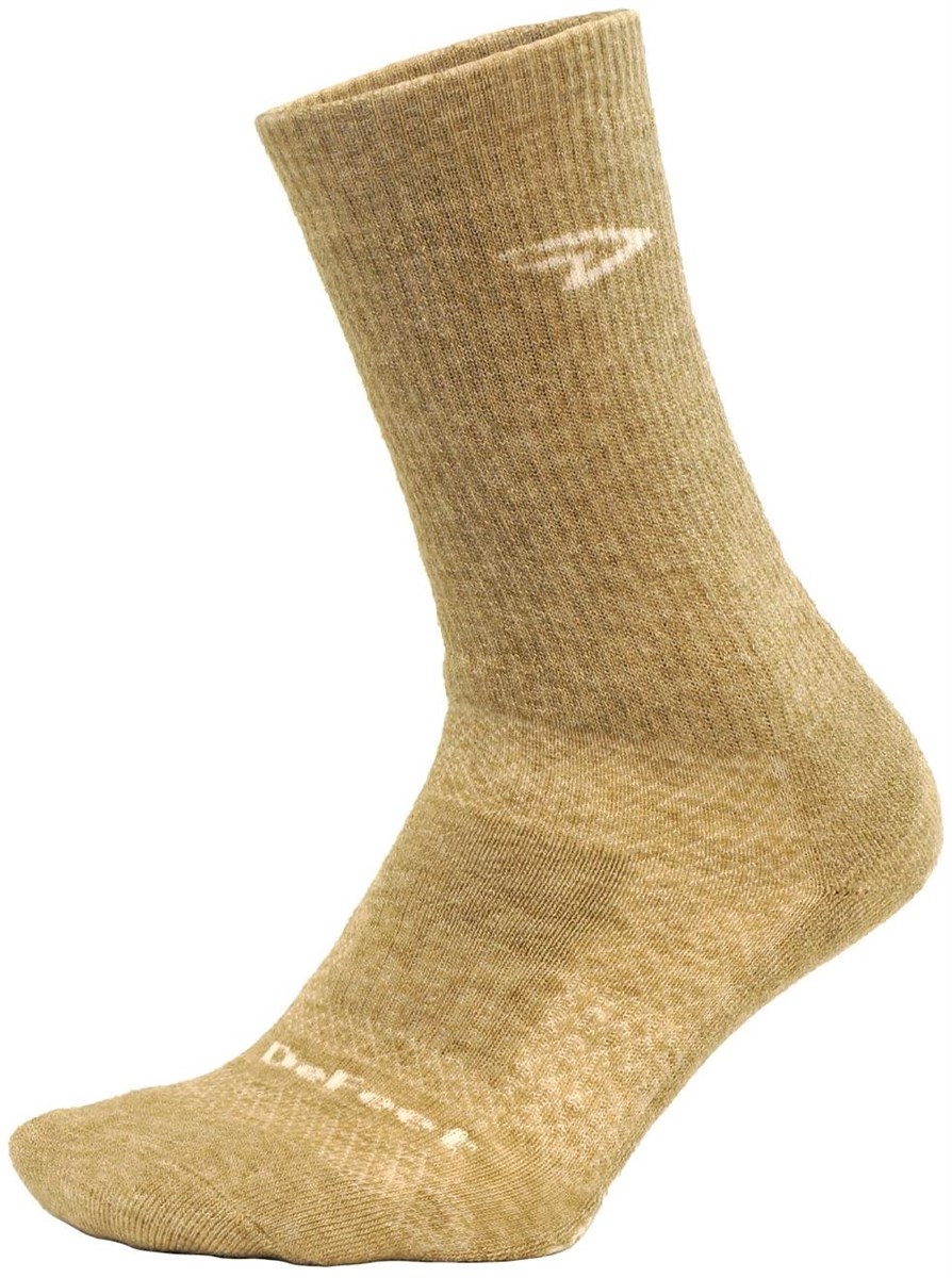 Defeet Woolie Boolie Comp 6" Oatmeal Socks product image