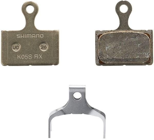 Shimano K05S-RX Steel Back Resin Disc Pads and Spring product image