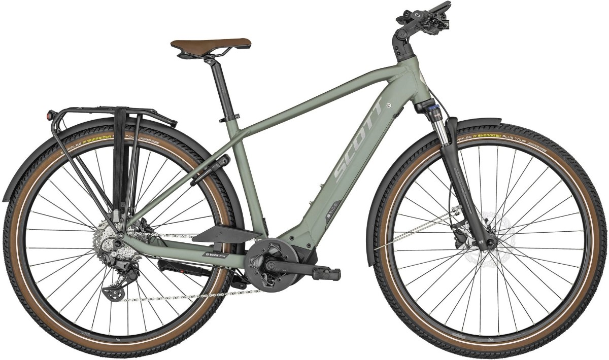 Scott Sub Sport eRIDE 20 Men Green 2024 - Electric Hybrid Bike product image