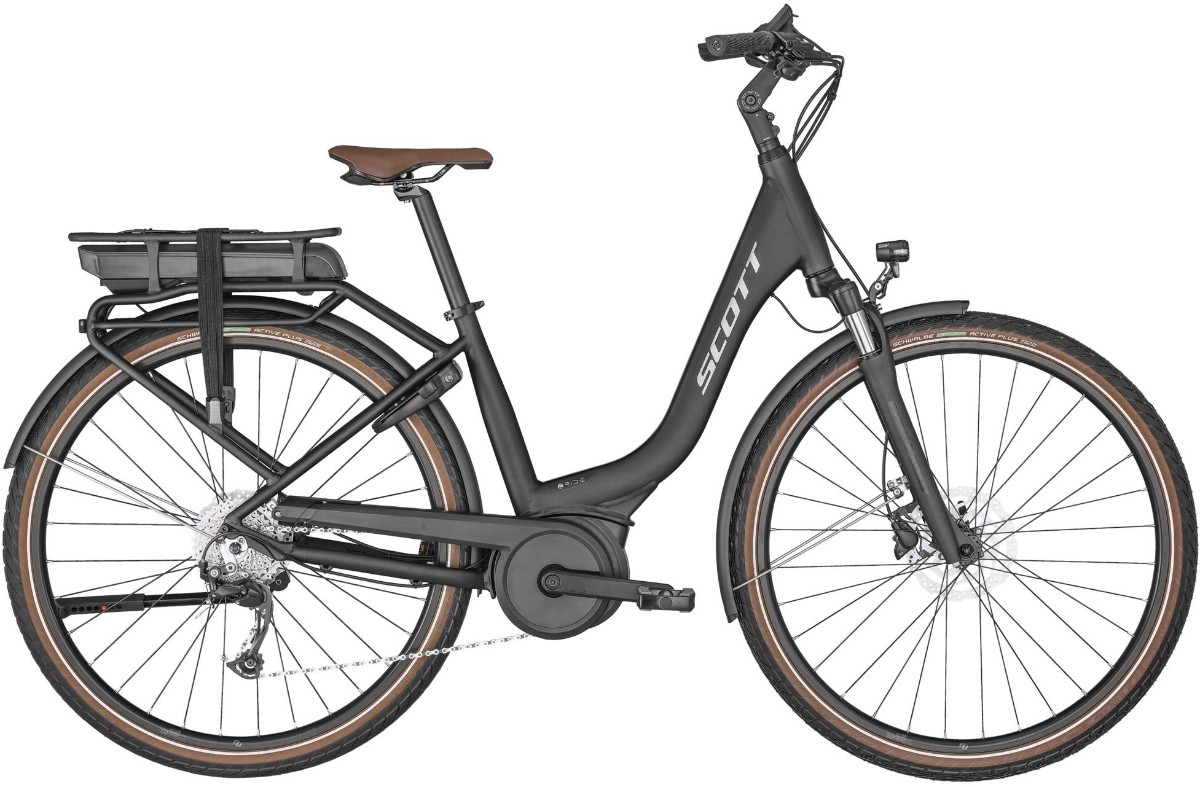 Scott Sub Active eRIDE 10 Unisex rack 2023 - Electric Hybrid Bike product image