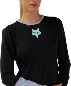 Defend Race Womens Long Sleeve MTB Cycling Jersey image 3
