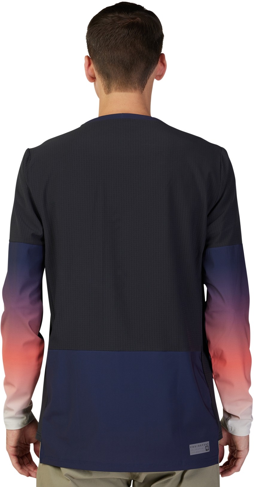 Defend Thermal Long Sleeve MTB Cycling Jersey Lunar image 2